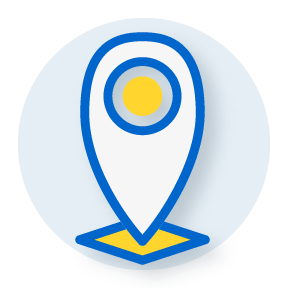 illustration of GPS location marker